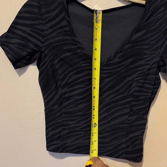 lululemon athletica Black Zebra Print Bodysuit - Picture 2 of 3